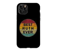 Carcasa para iPhone 11 Pro Nombre Personalizado Ruth I Love Ruth Retro Vintage Style