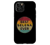 Carcasa para iPhone 11 Pro Nombre Personalizado Selena I Love Selena Retro Vintage Style