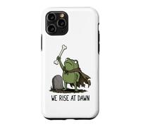 Carcasa para iPhone 11 Pro Nos levantamos al Amanecer Temporada Espeluznante Rana Meme Zombie Halloween