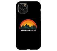 Carcasa para iPhone 11 Pro Nuevo Hampshire Vintage Sunset 80s Retro Summer State USA