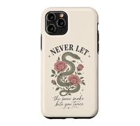 Carcasa para iPhone 11 Pro Nunca Dejes Que la Misma Serpiente te muerda Dos Veces Serpent Rose