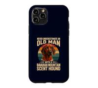 Carcasa para iPhone 11 Pro Nunca Subestimes Old Man Bavarian Mountain Hound Retro