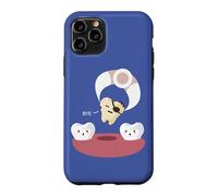 Carcasa para iPhone 11 Pro Odontología Divertido Pirata Dientes Extracción Dental Humor Dentista