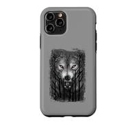 Carcasa para iPhone 11 Pro Oficial Spiral Forest Wolf Gothic Fantasy