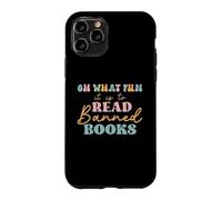 Carcasa para iPhone 11 Pro Oh What Fun it is to Read Banned Books and Coffee Fight Evil