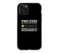 Carcasa para iPhone 11 Pro Ojo de Cristal de prótesis de Ojo Medio Ciego Divertido