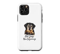 Carcasa para iPhone 11 Pro Old Dogs New Beginnings Senior Rescue Dog Cute Rescue Dog