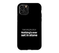 Carcasa para iPhone 11 Pro Olvídate de lo Que te dijeron Que Nada está Escrito en Piedra