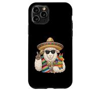 Carcasa para iPhone 11 Pro Oveja Mexicana Poncho Cinco De Mayo Fiesta Sombrero Meme