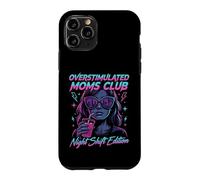 Carcasa para iPhone 11 Pro Overstimulated Moms Club Retro Night Shift Edition Mama