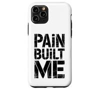 Carcasa para iPhone 11 Pro Pain Built me Frase Motivacional Aspecto Usado