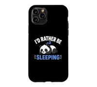 Carcasa para iPhone 11 Pro Panda Sleep Funny Nap Humor Lazy I'D Rather Be Sleeping