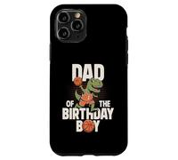 Carcasa para iPhone 11 Pro Papá del cumpleaños niño T-Rex Dino Baloncesto cumpleaños