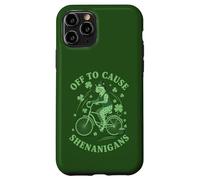 Carcasa para iPhone 11 Pro para causar travesuras egipcias MAU Cat St Patricks Day