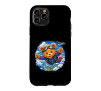 Carcasa para iPhone 11 Pro Paracaidismo Lindo Oso De Peluche Valiente Aventura Formas