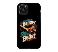 Carcasa para iPhone 11 Pro Parece una Patada de Belleza como un Luchador de Bestias