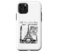 Carcasa para iPhone 11 Pro Paris with Love from Paris France French Postcard