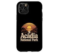 Carcasa para iPhone 11 Pro Parque Nacional Acadia Vintage Montaña Puesta De Senderismo Main