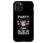 Carcasa para iPhone 11 Pro Party In Merica Drinking Lincoln Abraham 4th of July