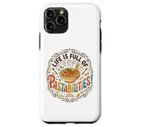 Carcasa para iPhone 11 Pro Pasta Lover Comida Italiana Juego de Palabras Spaghetti Noodle