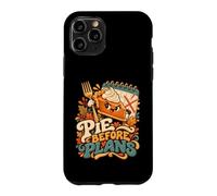 Carcasa para iPhone 11 Pro Pastel Antes de Planes Divertido Pastel de Calabaza Comedor de postres de Otoño