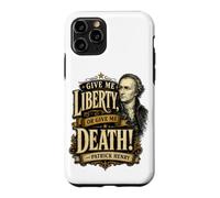 Carcasa para iPhone 11 Pro Patrick Henry Give Me Liberty or Death Cita histórica