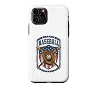 Carcasa para iPhone 11 Pro Patriotic Baseball Glove USA Flag Vintage Graphic