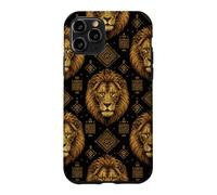 Carcasa para iPhone 11 Pro Patrón de Cabeza de león Igbo ISI AGU - Patrimonio y Cultura nigeriana