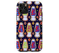 Carcasa para iPhone 11 Pro Patrón de lámpara de Lava Retro Groovy Y2K estética