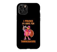 Carcasa para iPhone 11 Pro Pausé mi Juego para Acción de Gracias Happy Gamer Turquía