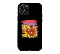 Carcasa para iPhone 11 Pro Pavo Comer Pizza Acción de Gracias Divertida Cena Italiana Peregrina