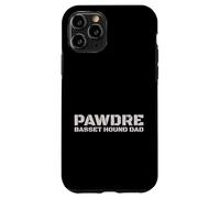 Carcasa para iPhone 11 Pro PAWDRE Basset Hound Dad Dog Father