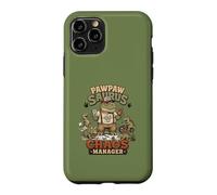 Carcasa para iPhone 11 Pro Pawpaw Saurus Chaos Manager Abuelo Papá Broma Vintage