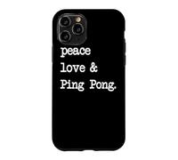 Carcasa para iPhone 11 Pro Peace Love & Ping Pong | Tenis de Mesa