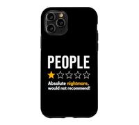 Carcasa para iPhone 11 Pro People One Star Rating Absolute Nightmare Graphic T-Shirt