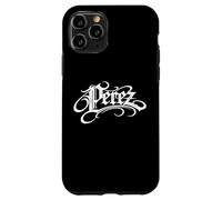 Carcasa para iPhone 11 Pro Pérez Apellido Familia Orgullo Herencia Apellido Latino Love