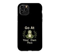 Carcasa para iPhone 11 Pro Perezoso Vida Lenta Perezoso Yoga Vida Ética Anti-Hustle