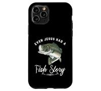 Carcasa para iPhone 11 Pro Pesca Incluso Jesús Tenía Historia De Pescado Divertido Bass Papá Christian