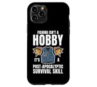 Carcasa para iPhone 11 Pro Pesca Supervivencia Humor Pescador Prepper Pescador