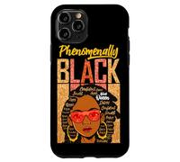 Carcasa para iPhone 11 Pro Phenomenally Black Girl Magic Melanin Love Mujeres Niñas Mamá