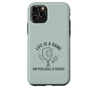 Carcasa para iPhone 11 Pro Pickleball Life Is A Game Divertido Jugador de Pádel