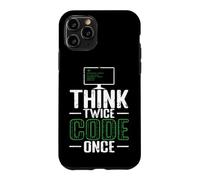 Carcasa para iPhone 11 Pro Piensa Dos Veces código una Vez