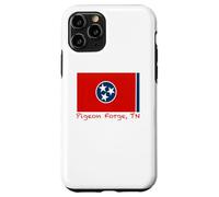 Carcasa para iPhone 11 Pro Pigeon Forge, Recuerdo de la Bandera de Estados Unidos de Tennessee