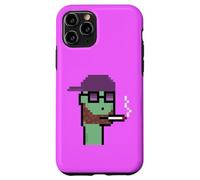 Carcasa para iPhone 11 Pro Pixel Art generativo de Degen Smokers Club #474 de NFT Ravencoin