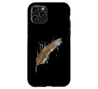 Carcasa para iPhone 11 Pro Pluma Colorida del Arte de la Acuarela de la India de los nativos
