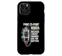 Carcasa para iPhone 11 Pro Point To Point Wired Vacuum Tube Vintage Audio Amp