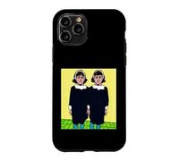 Carcasa para iPhone 11 Pro Pop Art Twin Girls Vintage Cómic Gráfico de Medio Tono