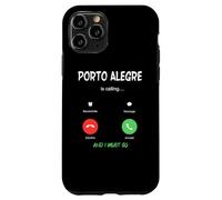 Carcasa para iPhone 11 Pro Porto Alegre está Llamando y Debo IR a Brasil de Viaje