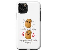 Carcasa para iPhone 11 Pro Potato Is Not Okay Funny Potato Joke Meme Vegetable Potating