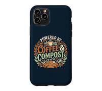 Carcasa para iPhone 11 Pro Powered by Coffee & Compost Funny Gardener